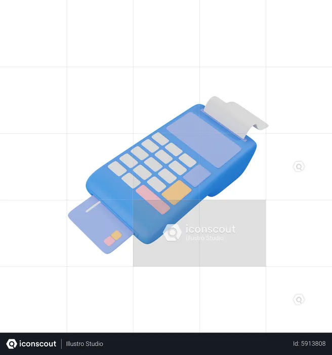 Card insert machine  3D Icon
