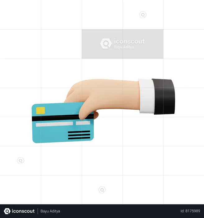 Card Payment Emoji 3D Icon