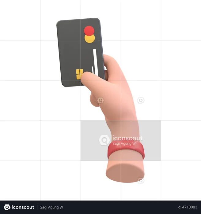 Card Payment  3D Illustration