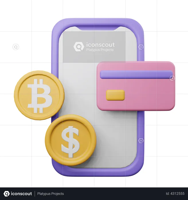 Card Payment  3D Illustration