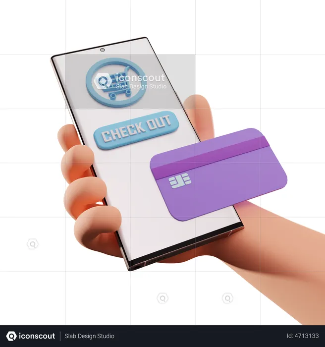 Card Payment  3D Illustration