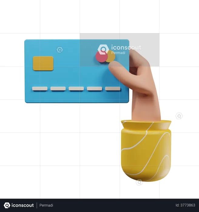 Card Payment  3D Illustration