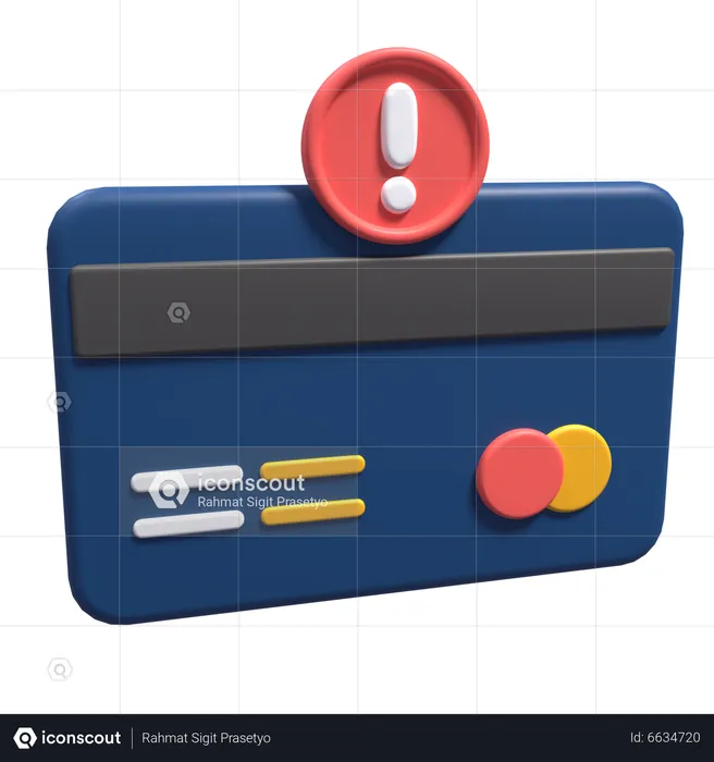 Card Payment Alert  3D Icon