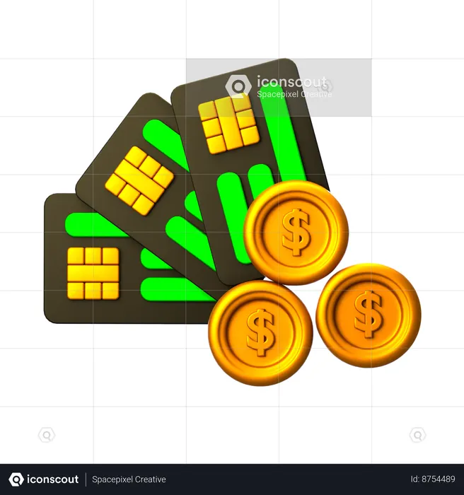 Card Transaction  3D Icon