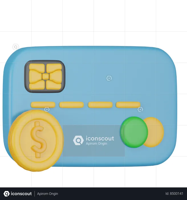 Card Wallet  3D Icon