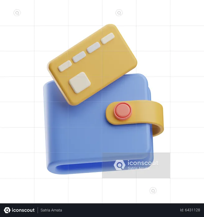 Card Wallet  3D Icon