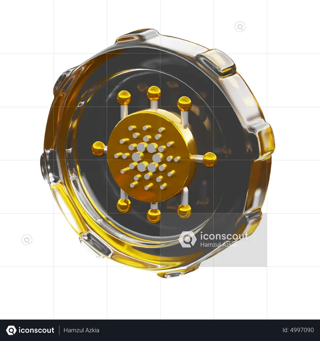 Cardano Coin  3D Icon