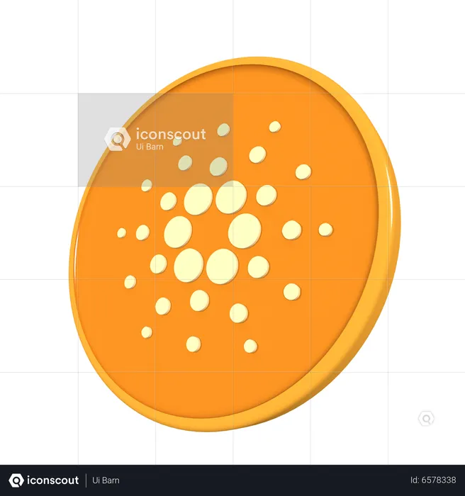 Cardano Coin  3D Icon