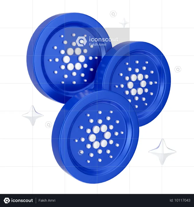 Pièces de cardano  3D Icon