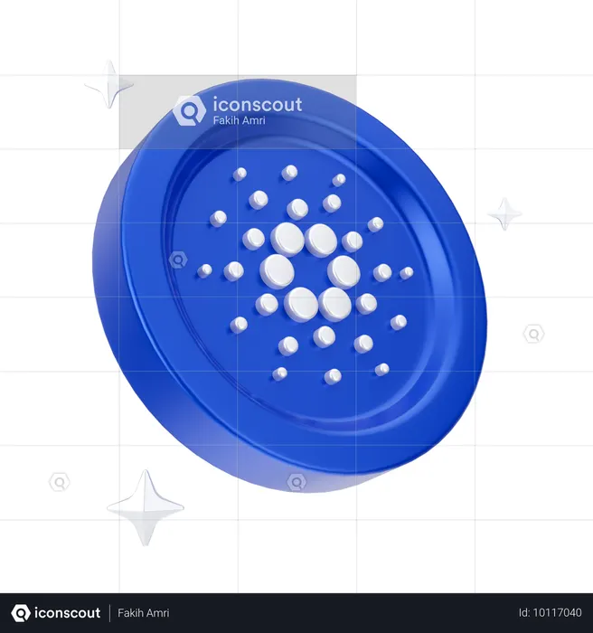 Cardano Coins  3D Icon