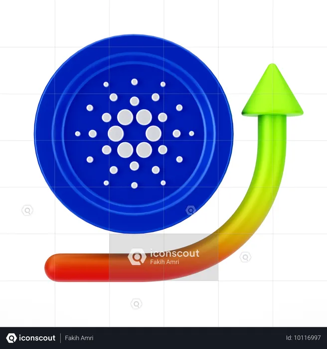 Crescimento de cardano  3D Icon