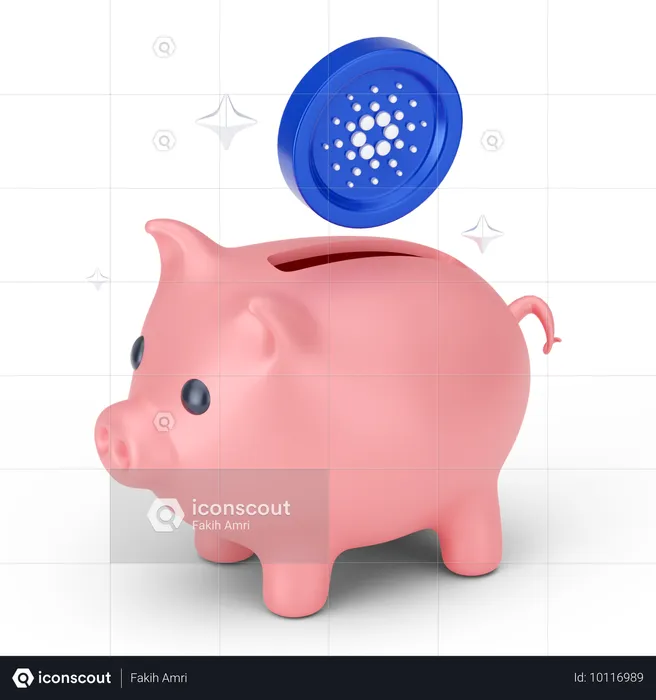 Cardano-Ersparnisse  3D Icon