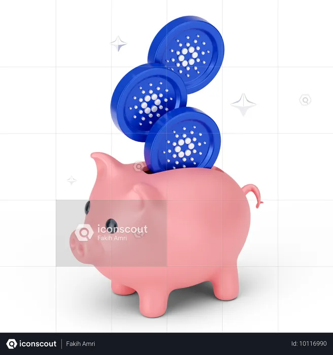 Cardano-Ersparnisse  3D Icon