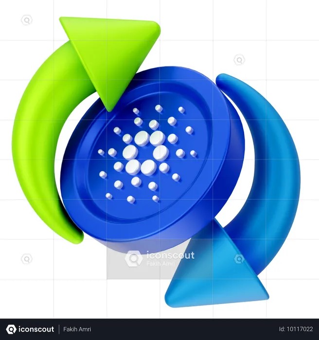 Cardano Exchange  3D Icon