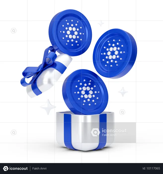 Cardano Gift  3D Icon
