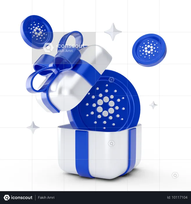 Cardano Gift  3D Icon