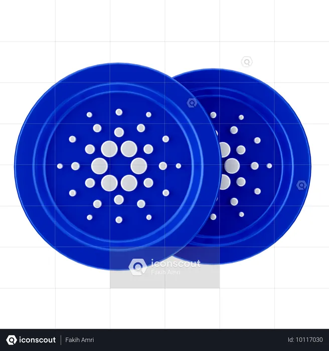 Moedas cardano  3D Icon