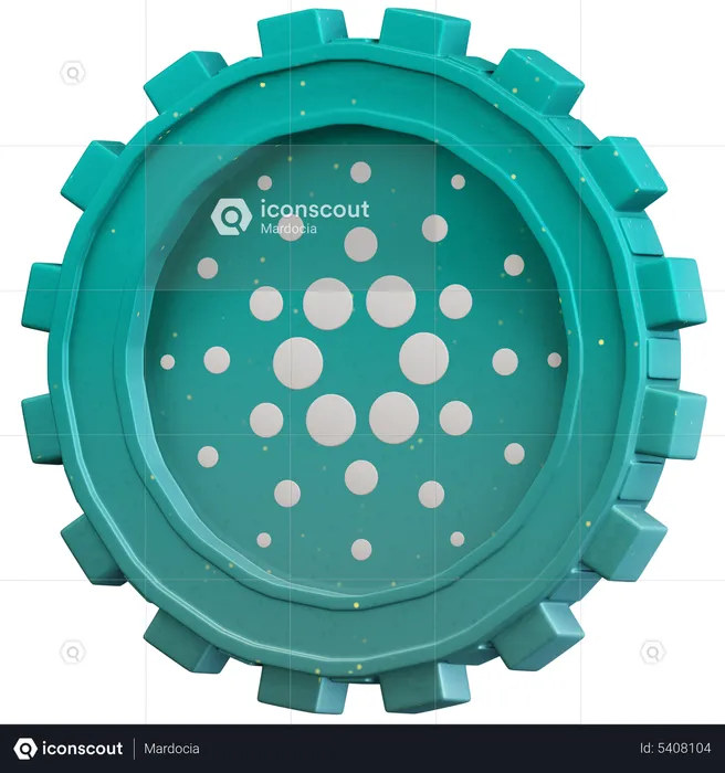 Moneda cardano  3D Icon