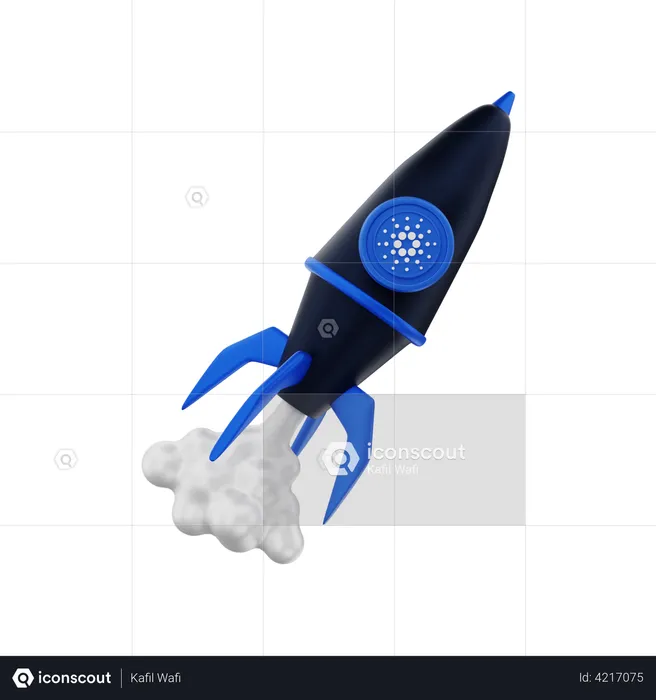 Cardano Startup  3D Illustration