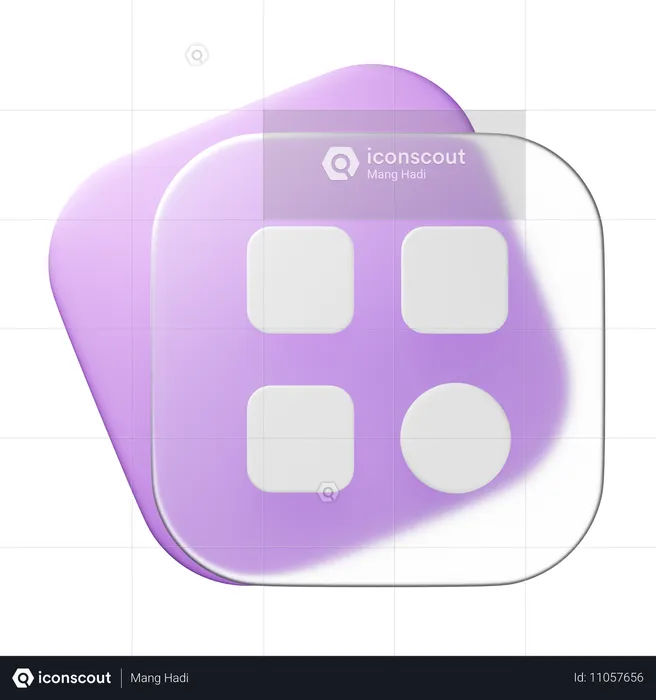 Cardápio  3D Icon