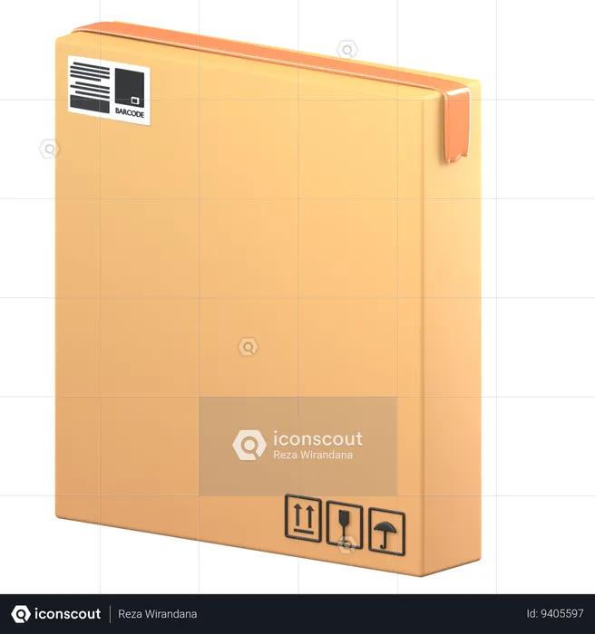 Cardboard Box  3D Icon