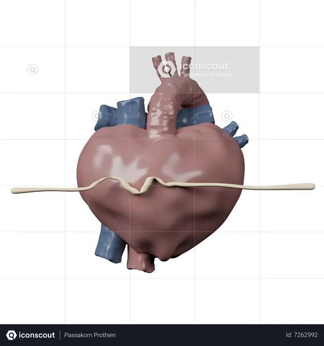 Cardiac Arrest  3D Icon