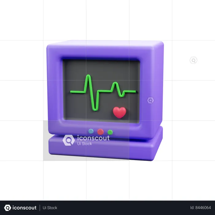 Cardiografía  3D Icon