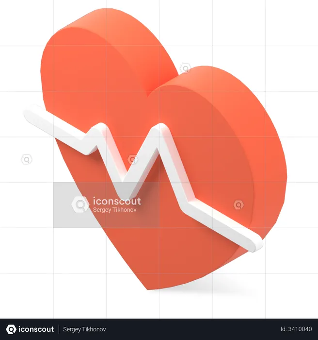 Cardiogram  3D Illustration