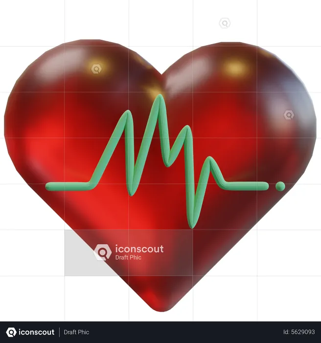 Cardiologia  3D Icon