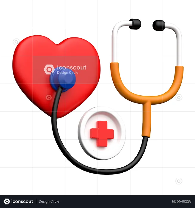 Cardiology  3D Icon