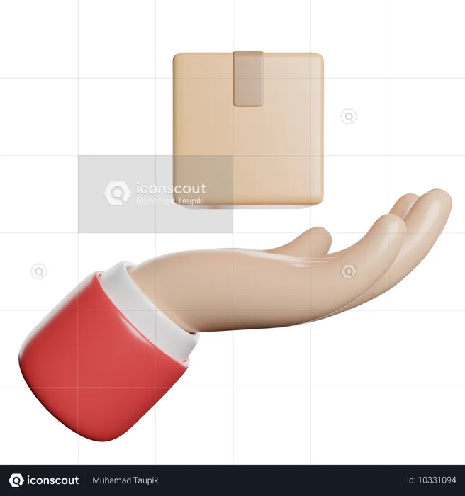 케어 제품 물류  3D Icon