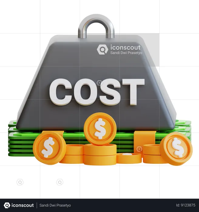 Carga de custos  3D Icon
