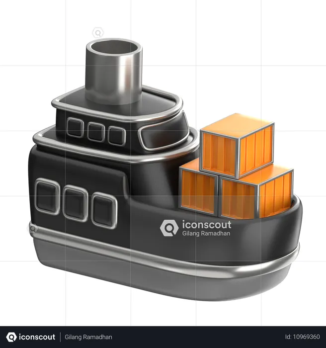 Cargo  3D Icon