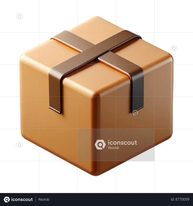 Cargo box  3D Icon
