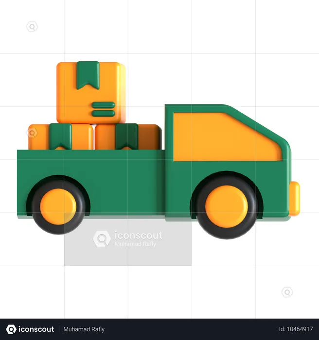 Cargo car  3D Icon