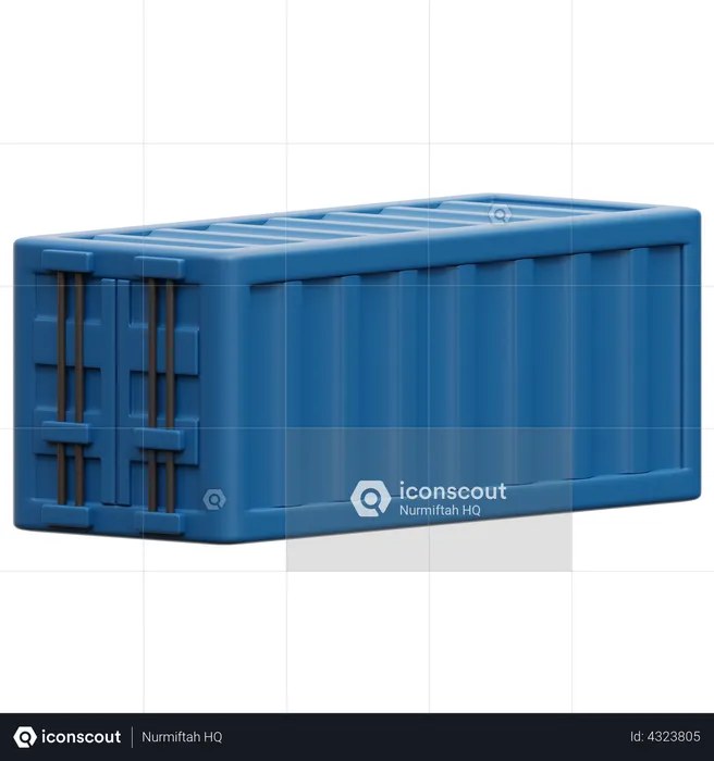 Cargo Container  3D Illustration