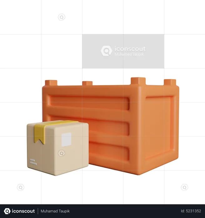 Cargo Delivery  3D Icon