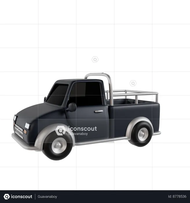 Cargo Jeep  3D Icon