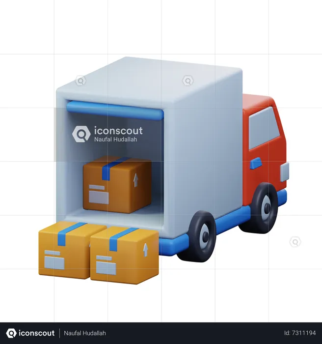 Cargo Loading  3D Icon