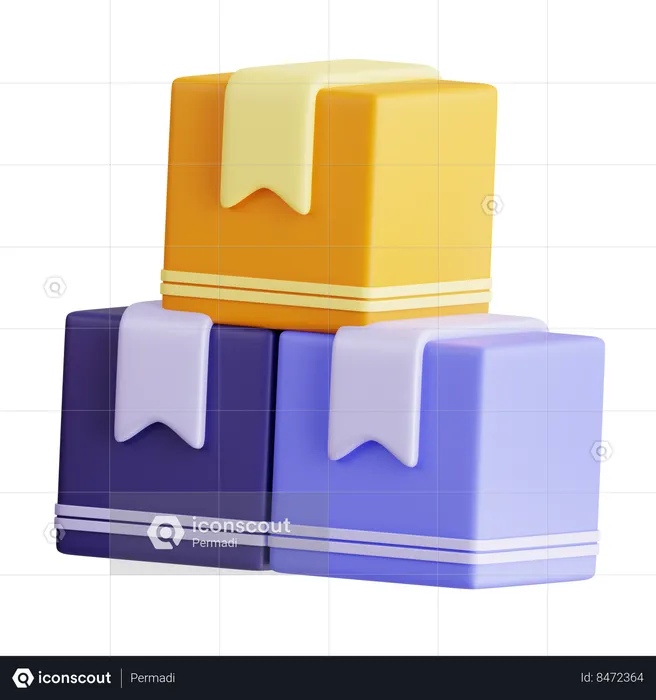 Cargo shipment  3D Icon