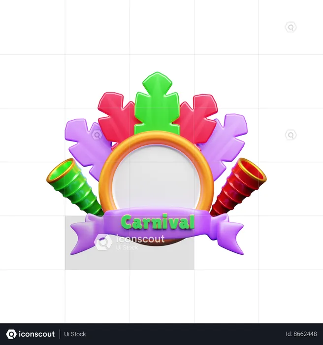 Carnaval  3D Icon