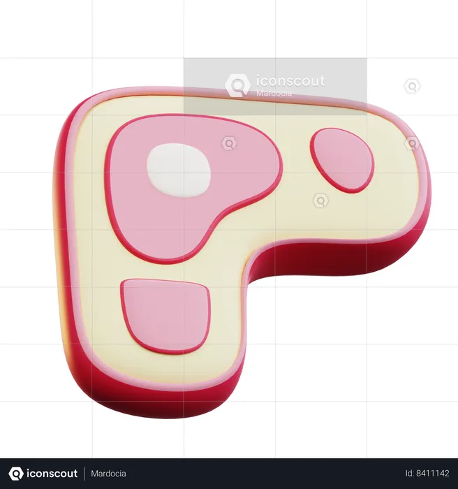 Carne  3D Icon