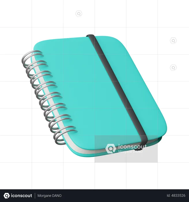 Carnet de notes  3D Icon