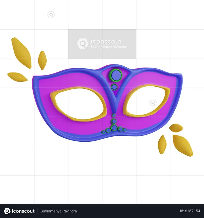 Carnival Masquerade  3D Icon