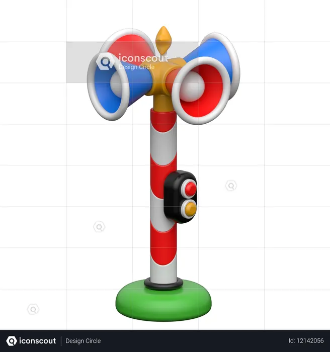 카니발 스피커  3D Icon