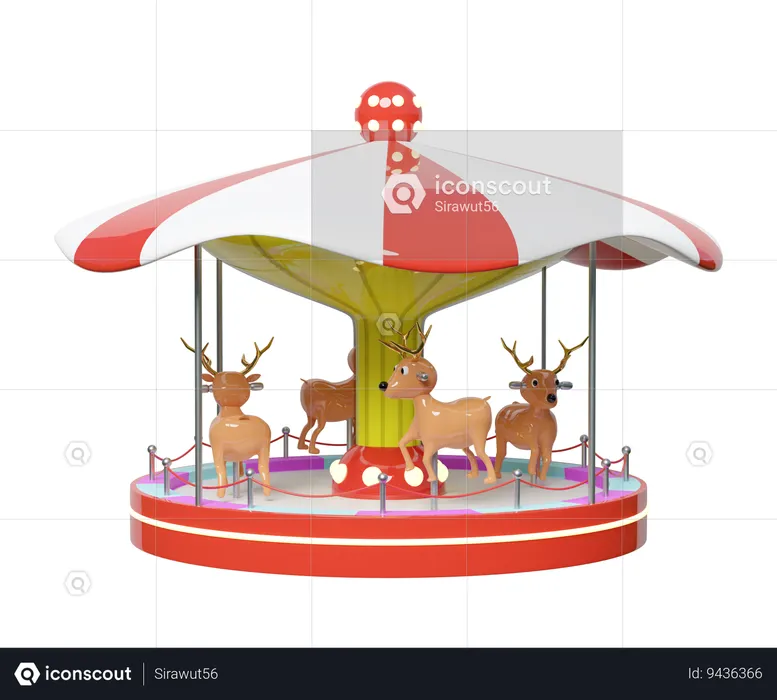 Carousel  3D Icon