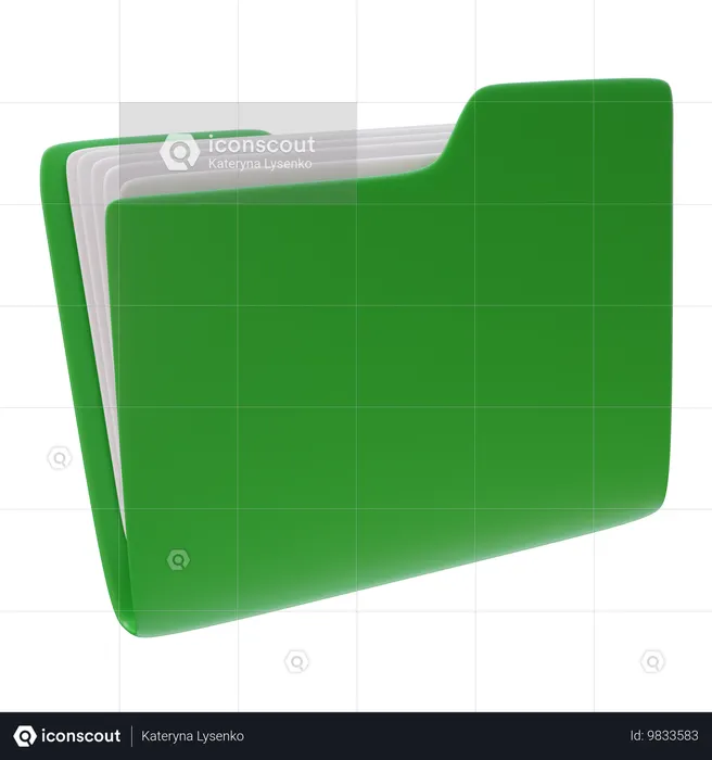Carpeta  3D Icon