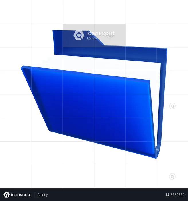 Carpeta de archivos  3D Icon