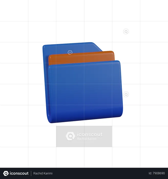 Carpeta de archivos  3D Icon