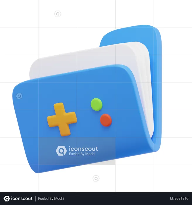 Carpeta del juego  3D Icon